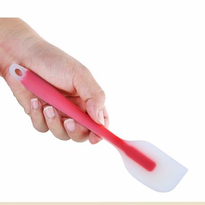 China Viable Kitchen Multi-color Spatula Silicone Spatula Cake Spatula Translucent Baking Tools Non-stick and Easy to Clean for sale