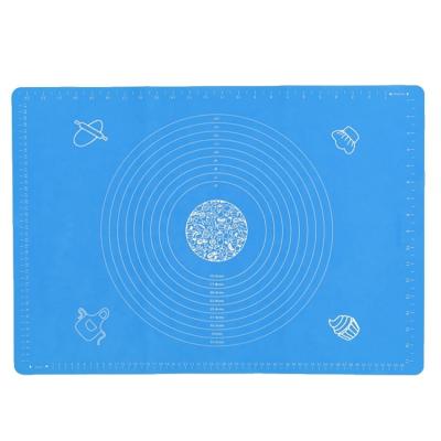 China Fashionable And Commonly Used Thin Nonstick Dough Kitchen Silicone Baking Kneading Mat Sustainable Supplies for sale