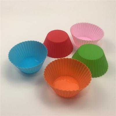 China Viable direct wholesale cake bun cup silicone factory high temperature chocolate fondant baking cup for sale