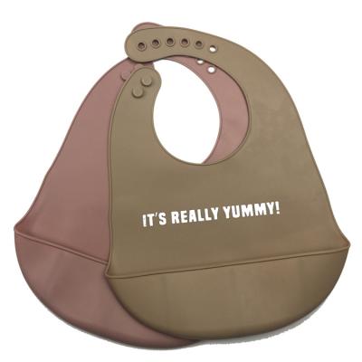 China Wholesale BPA Free Silicone Baby Bibs China Saliva Pockets Fit Anti-Dirty, Moisture-Proof, Soft And Easy To Clean for sale