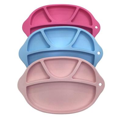 China Hot Selling BPA Free Baby Led Weaning Early Stage Self Silicone Suction Feeding Dish BPA Free Silicone Baby Feeding for sale