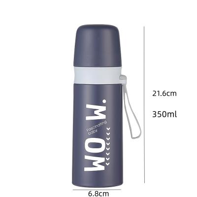 China Hot Selling Viable Portable Insulated Vacuum Flask Cute Sport Water Bottle Kids Student Thermos Cartoon Stainless Steel Water Bottle for sale