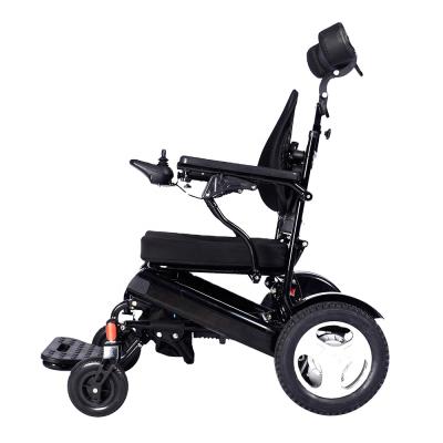 China JBH D11 alloy lithium battery power aluminum foldable rechargeable wheelchairs for old and disabled travel around and home care for sale