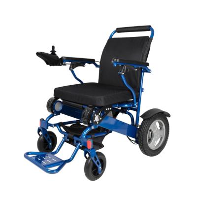 China Folding Power Wheelchair Manufacturer Aerospace Manufacturer Alloy Titanium-Aluminum Power Electric Wheelchair For Disabled for sale