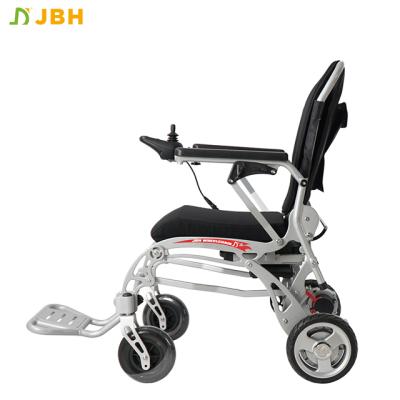 China Aluminum / Carbon Fiber Joystick Control Ultra Light Power Chair Electric Wheelchair JBH for sale