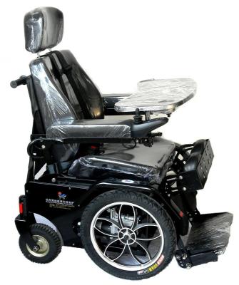 China Steel Tubles Rehabilitation Therapy Supplies Power Aid Off Road Electric Wheelchair for sale