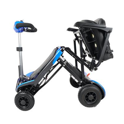 China Healthcare Folding Alloy Automatic Motorized Folding Mobility Scooter for Disabled and Elderly 480*550*790mm (L*W*H) for sale