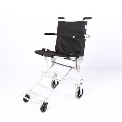 China JBH S003 Alloy Manual Wheelchair Lightweight Folding Aircraft Frame 620*390*865mm for sale