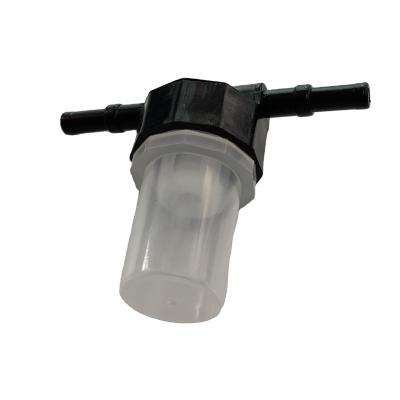 China Engine parts supply custom plastic funnel car gasoline fuel filter for motorcycle scooter lawnmover fuel filter for sale