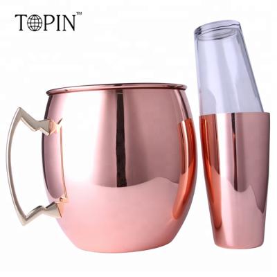 China Sustainable Large Volume Stainless Steel Drinking Cup Moscow Mule Jumbo Copper Mugs for sale