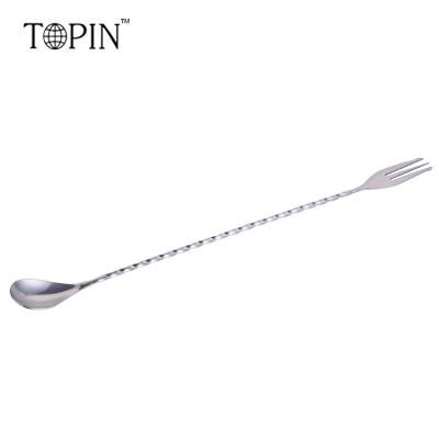 China High Quality Customized Viable Professional Mixing Agitator Stainless Steel Size Trident Barspoon for sale