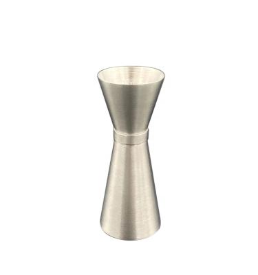 China Viable Hot Swept Finished Bartender Stainless Steel Cocktail Mixer Measure Bar Jigger 30/60ML for sale