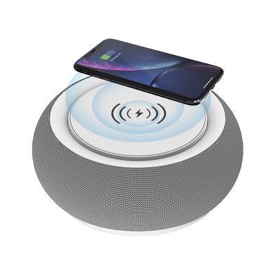 China Wireless charger for mobile phone instruments electronic activ bluetooth 15w portable audio wireless mini speaker for sale