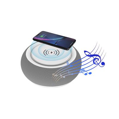 China Wireless Charger for Mobile Phone Electronics Outdoor Portable Stereo Bluetooth Party Waterproof Speakers with Wireless Charger 2 in 1 for sale