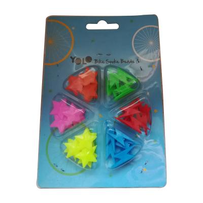 China High quality steel wire car spoke wheel rim bead multicolor pp mountain bike bicycle bicycle beads for sale