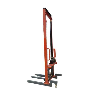 China Wholesale 4m Pallet Stacker Pusher Lift Electric Brick Truck Construction Site Machinery Repairs Electric Type Manual Forklift for sale