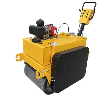 China Construction Material Shops Direct Hand Guided Walking Type Road Construction Machine Small Area Vibratory Road Roller With Wholesale Price for sale