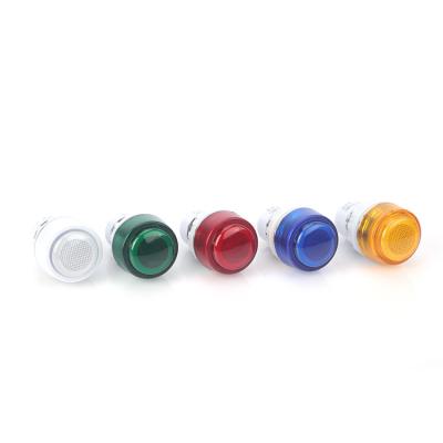 China The metal factory price 16mm white round emergency electrical warning light for sale