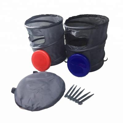 China Toy Folding Electronic Plastic Flying Disc Trash Can for sale