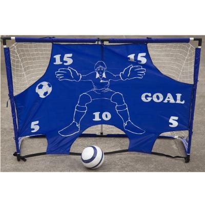 China Indoor Outdoor Educational Pvc PVC Football Goal With Shooting Target for sale