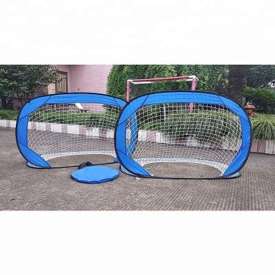 China Flat Steel Indoor Outdoor Training Kids Folding Soccer Goal for sale