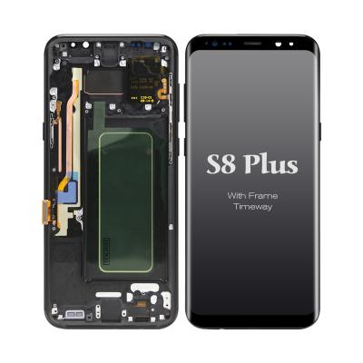 China TIMEWAY factory price of Samsung Galaxy S8 plus lcd replacement with frame for Samsung Galaxy s8 plus lcd for sale