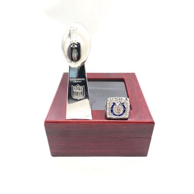 China Indianapolis Colts FASHIONABLE 2006 Indianapolis Colts NFL Football Championship Ring and Trophy National Set for sale