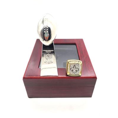 China FASHIONED New Orleans Saints NFL Football Championship 2009 Ring and Trophy National Set for sale