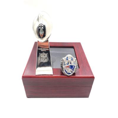 China FASHIONED New England Patriots 2016 National NFL Football Championship Ring and Trophy Set for sale