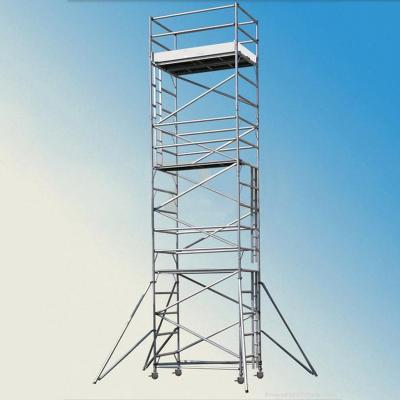 China Wheel Industrial Scaffolding Aluminum Work Platform Scaffolding Set for sale