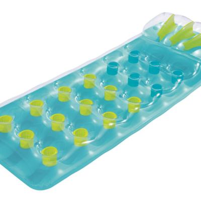 China 18 Hole Float Row Float Water Ring Sea Float Lazy Bed 01 Leaf Adult for sale