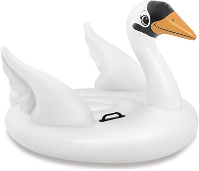 China Kid Factory Inflatable Goose Ride Inflatable Swan Pool Float Ride ON Boat Toy For Custom Inflatables for sale