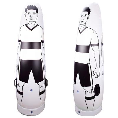 China Durable Stain Customized Air Wall Inflatable Human Football Training Dummy Soccer Rocker for sale