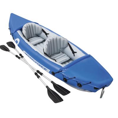 China Sea - River - Lake - Ocean 65077 3.21m x 88cm 2 Person Lite-Fast Speed ​​Inflatable Kayak with Two Oars and Two Seats for sale