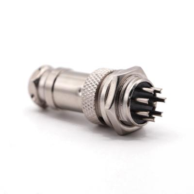 China Automotive Coated Computer Connector M16 2pin 3pin 4pin 5pin Cable Connector Cover gx16 for sale