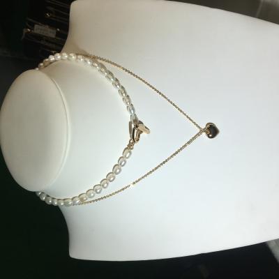 China wholesale Fashion heart necklace womens gold plated heart necklace for sale