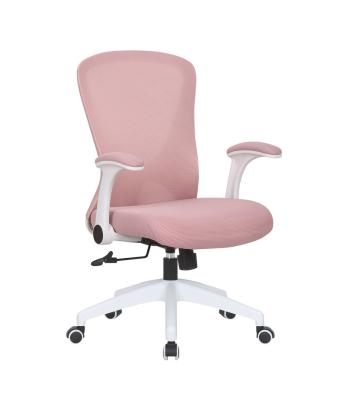 China (Height)Adjustable Meeting Forming Mesh Chair Conference Folding Writing Chair With Writing Tablet for sale