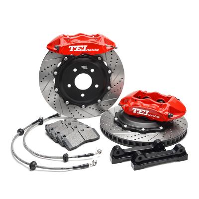 China 50% Improve Brake Performance S40 Big 4Piston Brake Kit With 380*28 For Jaguar F-Pitch 20inch BBK Rear Caliper Forged Aluminum for sale