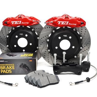 China 6082 Aluminum Alloy Big Air Brake Kit BBK Brake System Pads Disc Calipers 4piston P40S For 17inch Wheel Honda City 4th GEN for sale