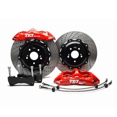 China 6082 Overhead Big Brake Allo Aluminum Kit TEI 6-Piston Front Big Brake Caliper with 2-Piece Rotor 378x32mm for Infiniti Q50 2.0T Q50 3.7T for sale