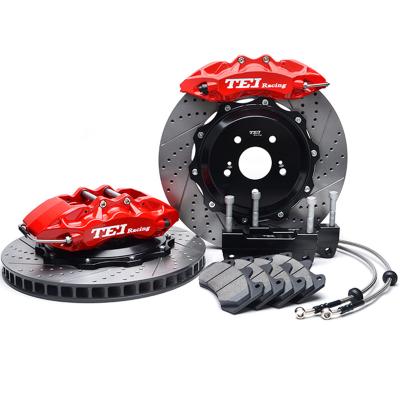 China 6082 Big Air Aluminum Allo 6-Piston Front Brake Caliper TEI Brake Caliper Kits With Rise Rotor 378x32mm For BMW F30 F35 2012 for sale