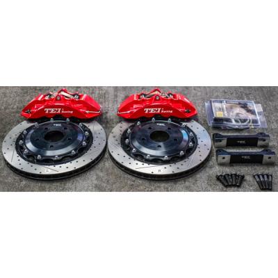 China 6082 Front Brake Kit Aero Aluminum Allo 4piston Rotor 355x28mm Forged Caliper For MAZDA 3 Wheeler AXELA R18 2019-2022 for sale