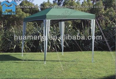 China Steel Easy Installation Green Polyester Gazebo 2.5X2.5M (With White Powder Coated) for sale