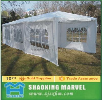 China Cheap Leisure Shade Garden Sunroof PE Garden Gazebo Wedding Party Tent for sale