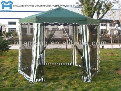 China Hexagonal Steel Mesh Gazebo for sale