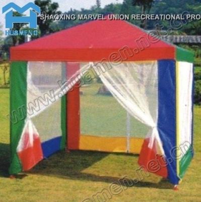 China Colorful High Speed ​​Steel Kids Gazebo (With White Powder Coating) for sale