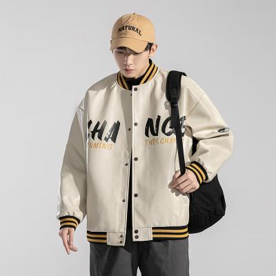 China Customized Men's Varsity Jacket Running Classic QUICK DRY Leather Jacket Coats Low MOQ Baseball Waterproof Casual Wear for sale