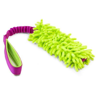 China Viable Manufacturer Fiber Dog Broom Toy Pet Squeaky Squeaky Toy In Stock 3 Buyers for sale