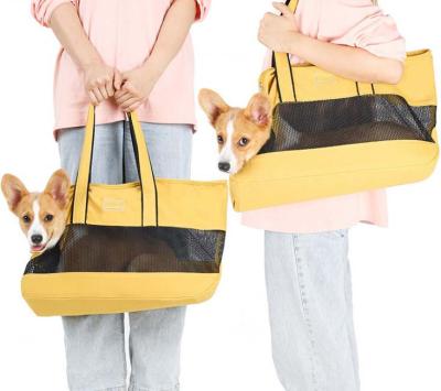 China Wholesale Breathable Foldable Travel Airline Approved Pet Carrier Tote Bag For Dog for sale