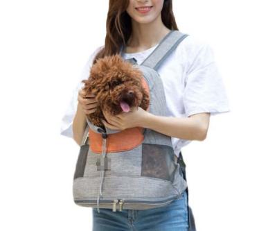 China Breathable Pet Carrier Backpack Fashion Pet Travel Open Air Portable Pet Carrier Bag for sale